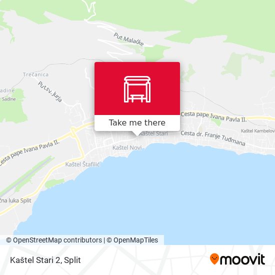 Kaštel Stari 2 map