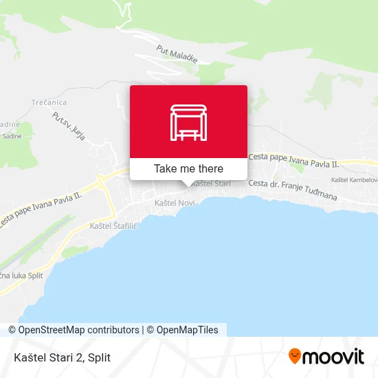 Kaštel Stari 2 map