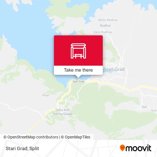 Stari Grad map