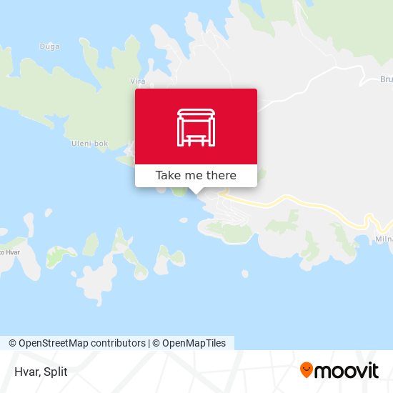 Hvar map