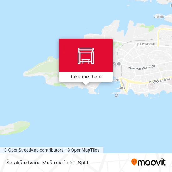 Šetalište Ivana Meštrovića 20 map