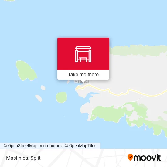 Maslinica map