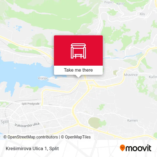 Krešimirova Ulica 1 map