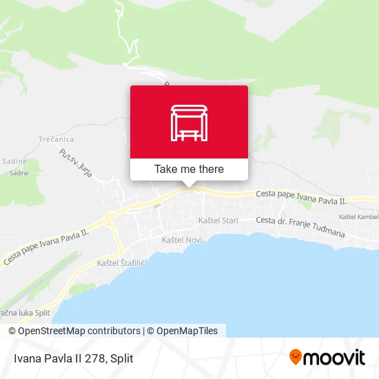 Ivana Pavla II 278 map