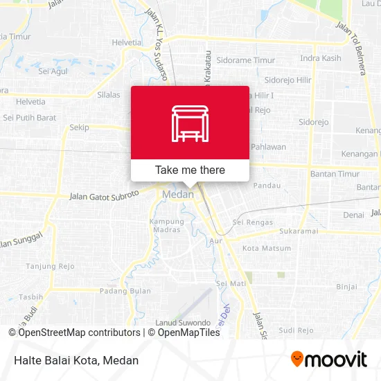 Halte Balai Kota map