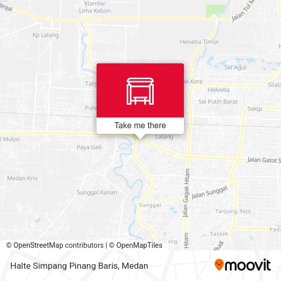 Halte Simpang Pinang Baris map