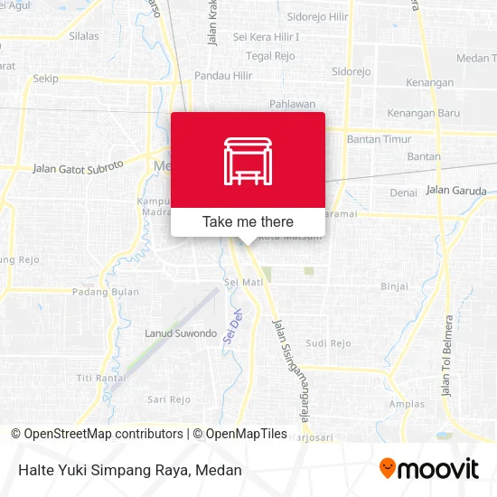 Halte Yuki Simpang Raya map