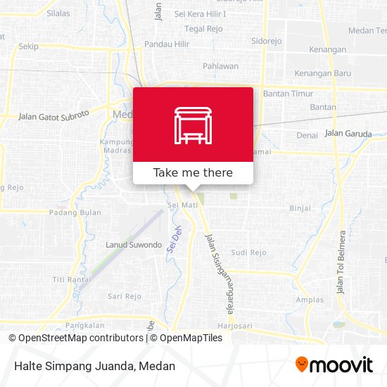 Halte Simpang Juanda map