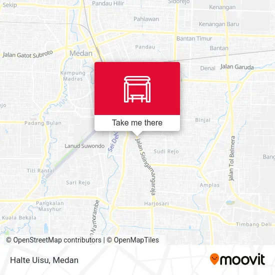 Halte Uisu map
