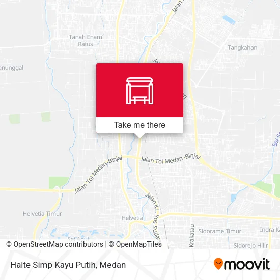 Halte Simp Kayu Putih map