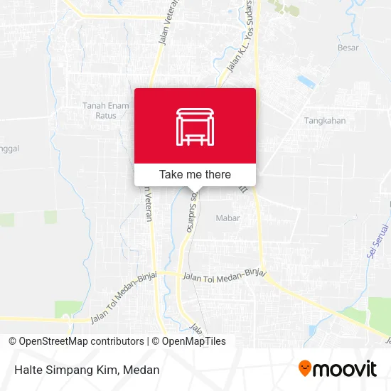 Halte Simpang Kim map