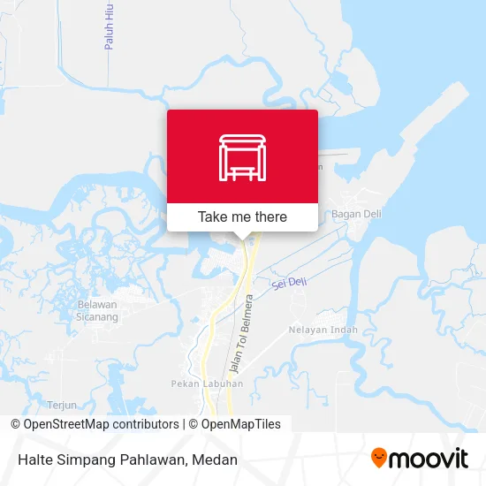 Halte Simpang Pahlawan map