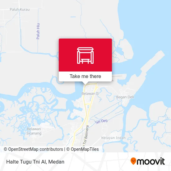 Halte Tugu Tni Al map