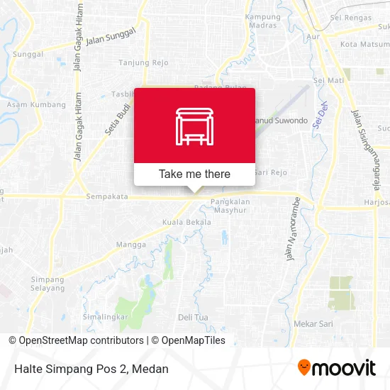 Halte Simpang Pos 2 map