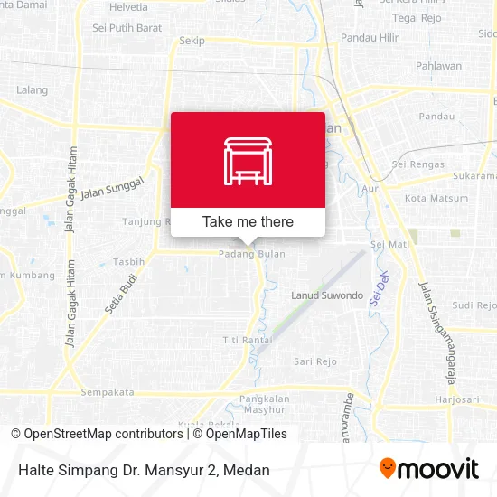 Halte Simpang Dr. Mansyur 2 map