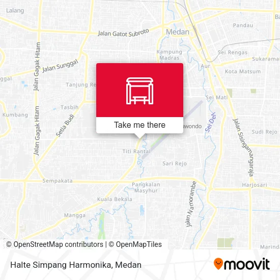 Halte Simpang Harmonika map