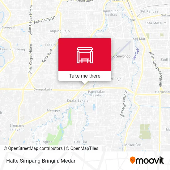 Halte Simpang Bringin map