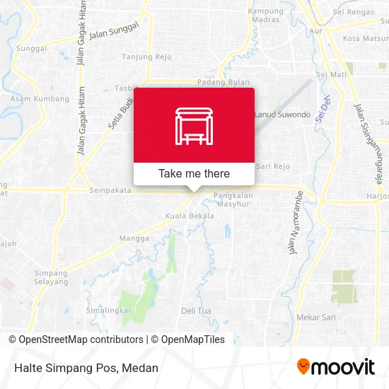 Halte Simpang Pos map