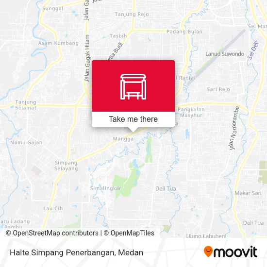 Halte Simpang Penerbangan map