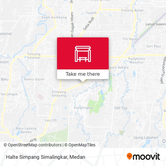 Halte Simpang Simalingkar map