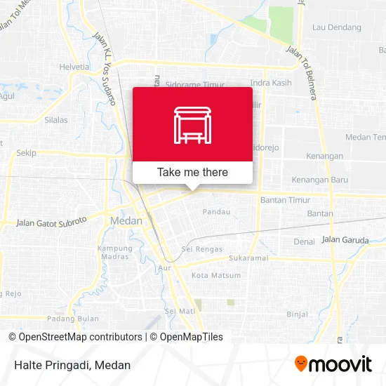 Halte Pringadi map