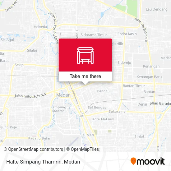 Halte Simpang Thamrin map
