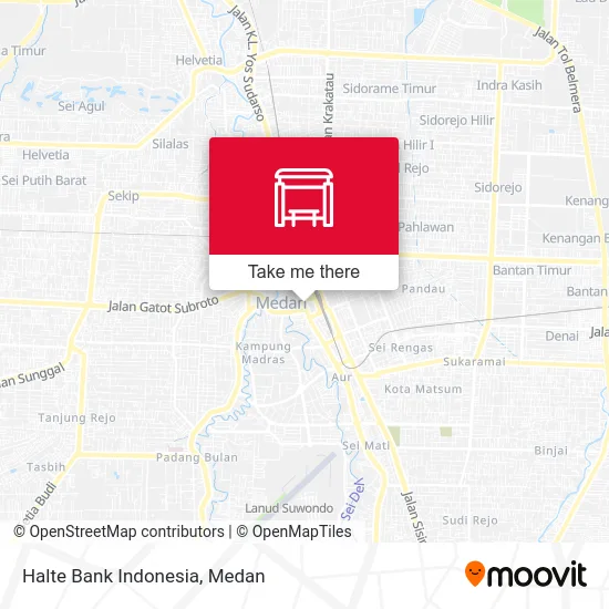Halte Bank Indonesia map