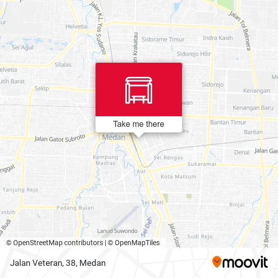 Jalan Veteran, 38 map