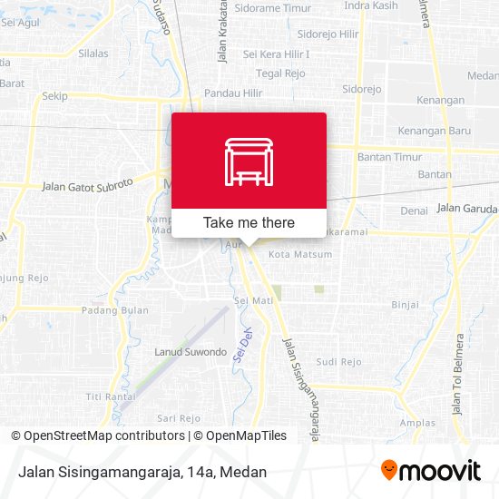 Jalan Sisingamangaraja, 14a map