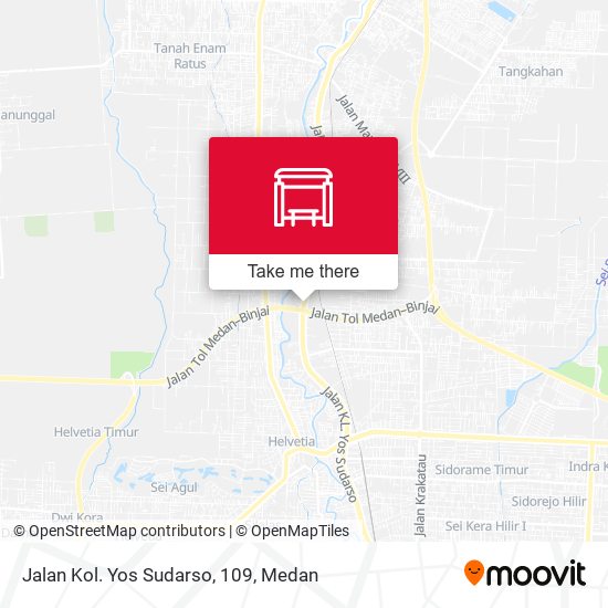 Jalan Kol. Yos Sudarso, 109 map