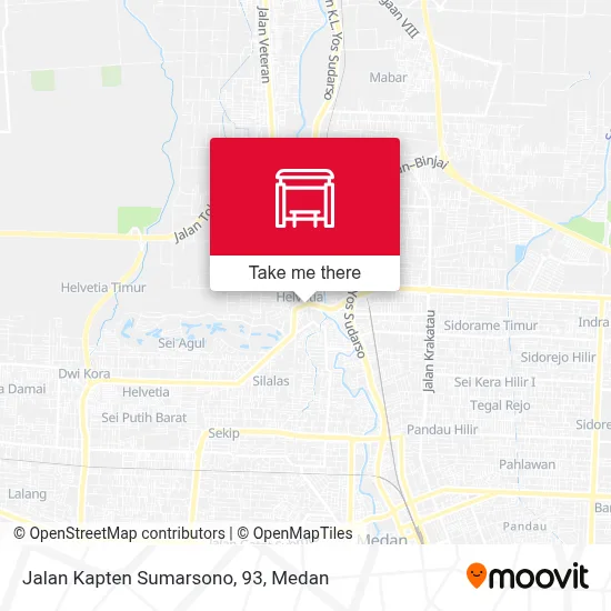 Jalan Kapten Sumarsono, 93 map