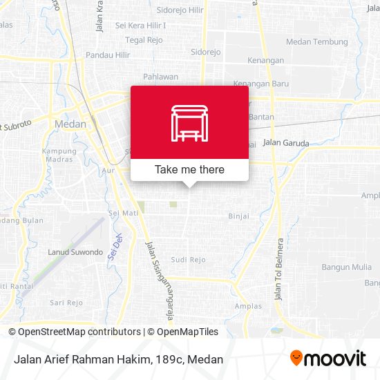 Jalan Arief Rahman Hakim, 189c map