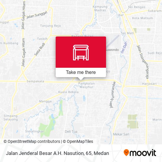 Jalan Jenderal Besar A.H. Nasution, 65 map