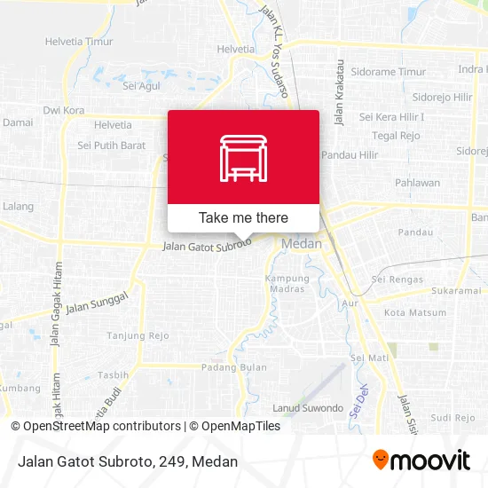 Jalan Gatot Subroto, 249 map