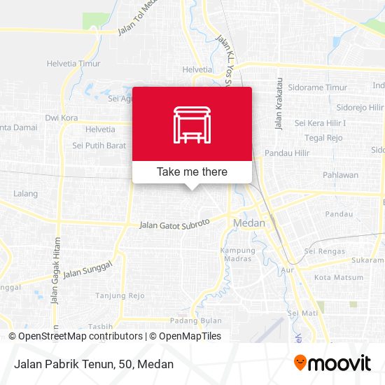 Jalan Pabrik Tenun, 50 map