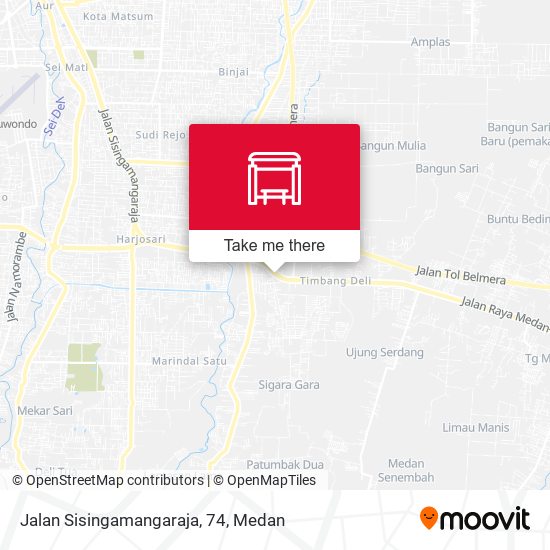 Jalan Sisingamangaraja, 74 map