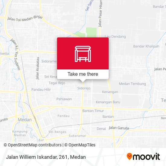 Jalan Williem Iskandar, 261 map