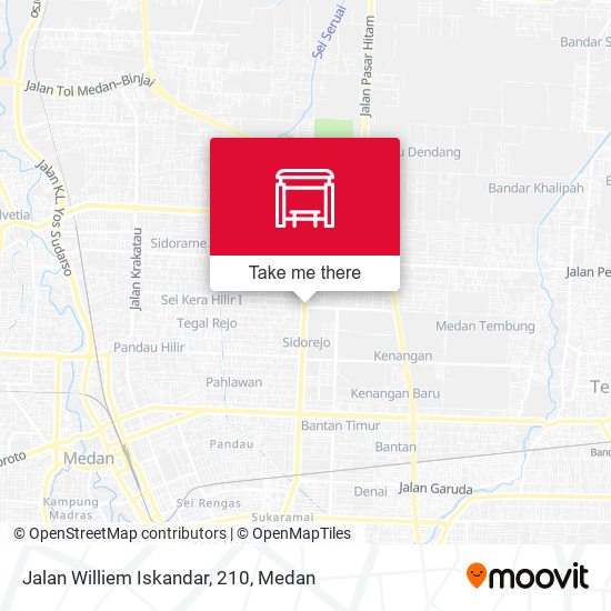 Jalan Williem Iskandar, 210 map