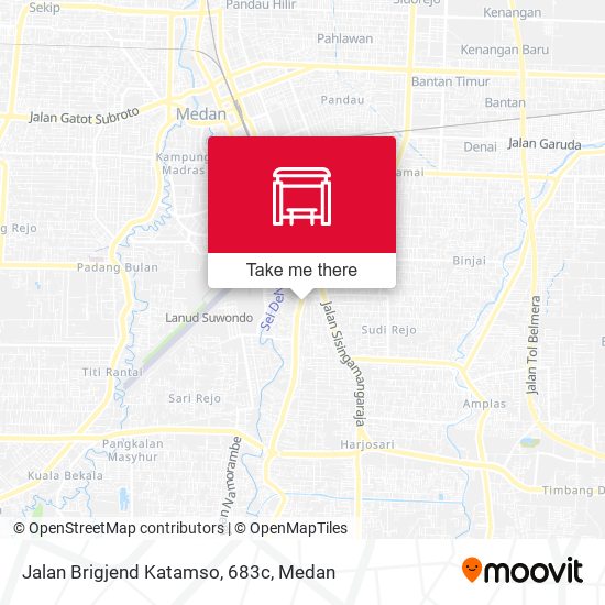 Jalan Brigjend Katamso, 683c map