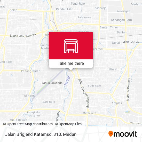 Jalan Brigjend Katamso, 310 map
