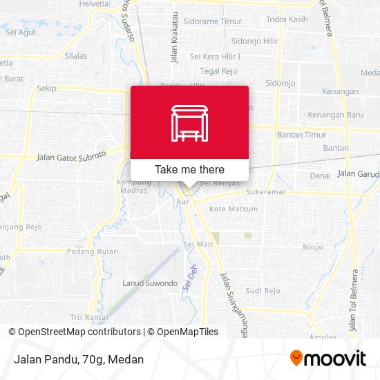 Jalan Pandu, 70g map