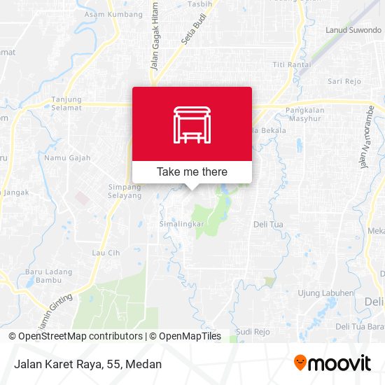 Jalan Karet Raya, 55 map