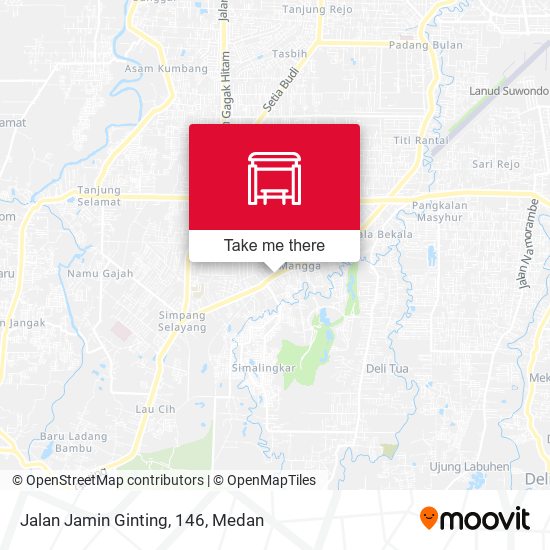 Jalan Jamin Ginting, 146 map