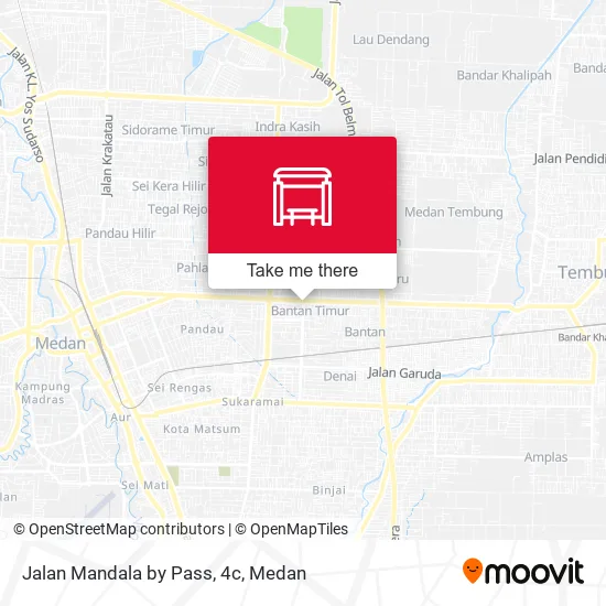 Jalan Mandala by Pass, 4c map