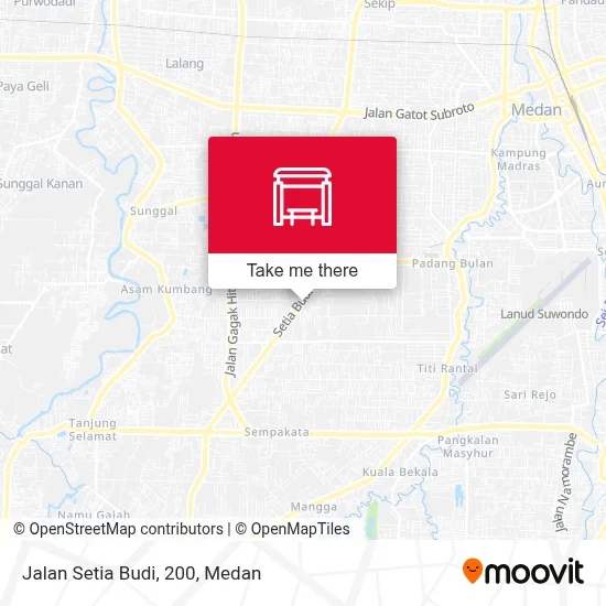 Jalan Setia Budi, 200 map