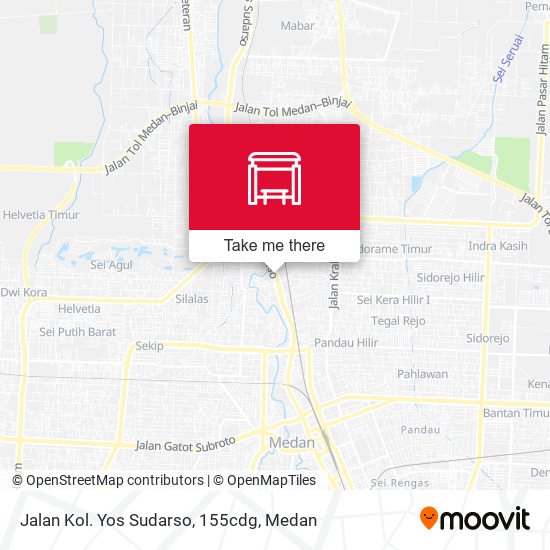 Jalan Kol. Yos Sudarso, 155cdg map