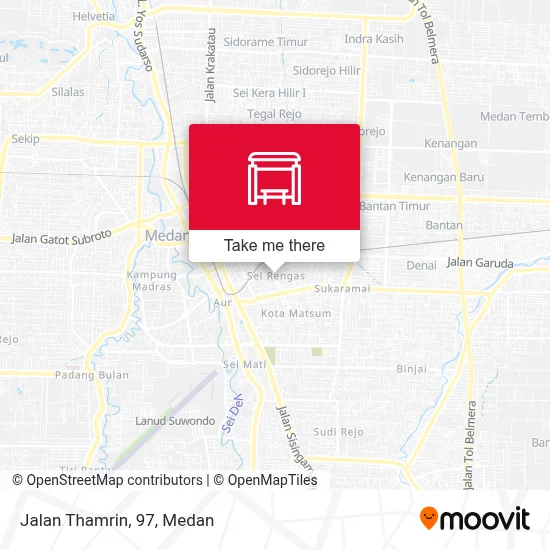 Jalan Thamrin, 97 map