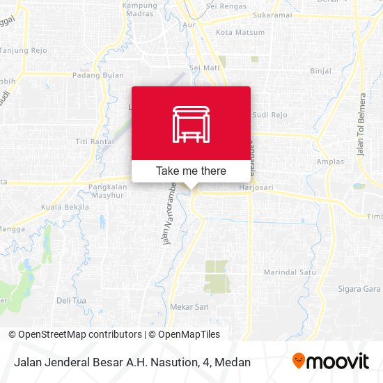 Jalan Jenderal Besar A.H. Nasution, 4 map