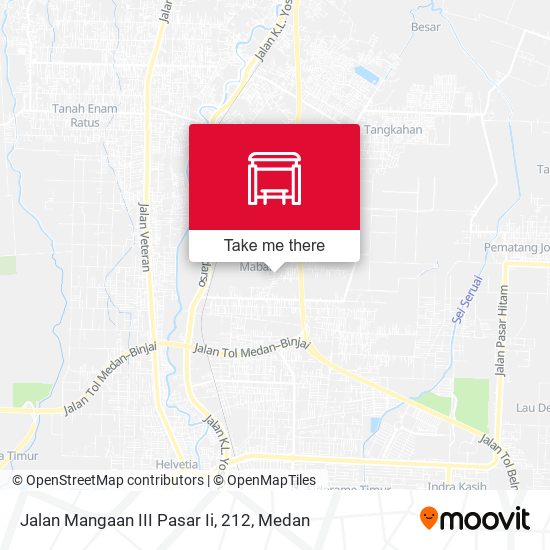Jalan Mangaan III Pasar Ii, 212 map