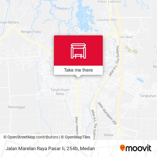 Jalan Marelan Raya Pasar Ii, 254b map